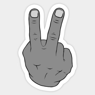 Two Fingers Sticker